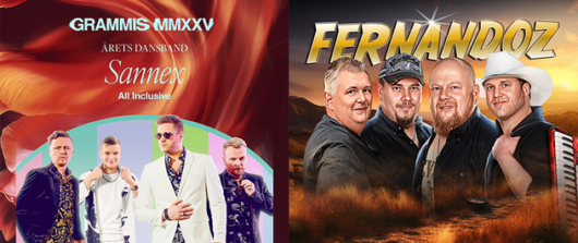 Grammisnominerade Sannex & Fernandoz